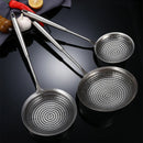 Axyaa Stainless Steel Colander with Extended Handle and Hanging Hole