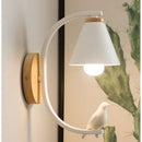 Axyaa Nordic LED Wall Lamp: Modern Resin Model for Bedroom & Children's Room Lighting