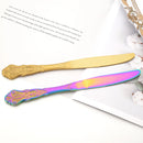 Axyaa Rainbow Stainless Steel Cutlery Set - 6Pcs Flatware for Kitchen Party