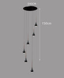 Axyaa Modern LED Ceiling Chandelier for Bedroom and Dining Room