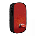 Axyaa Lightning Mcqueen Car Double Layer Pencilcase - Large Capacity Office Accessories