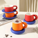 Axya Cartoon Ceramic Mug Set for Home Kitchen - Small Crowd Milk Coffee Cup