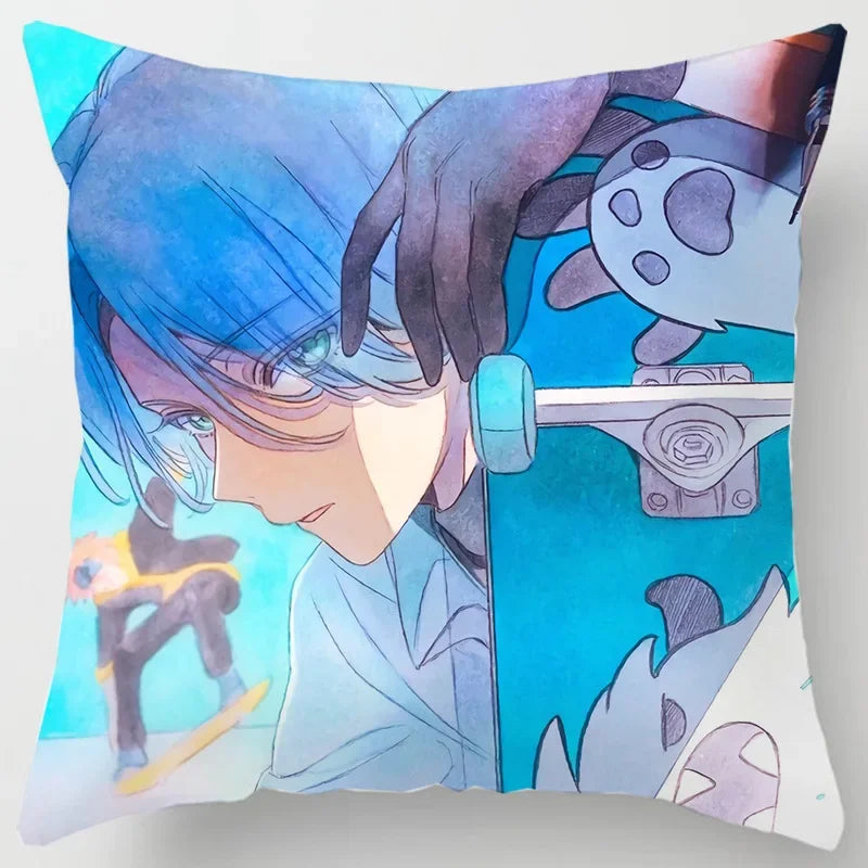 Axyaa SK8 Reki Kyan Miya Langa Pillow Case - Home Decor Cartoon Throw Pillowcases