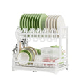 Axyaa 2-Tier Dish Drainer Rack with Drained Board