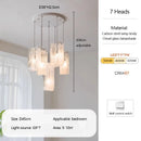 Axyaa Glass Ribbon Chandeliers: Luxury Pendant Lights for Villa Living Room & Bedroom