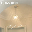 Axya Glass Pendant Lamp: Modern Unique Shape for Bedroom & Living Room
