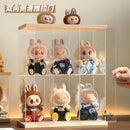 Axyaa Acrylic Doll Display Cabinet: Large Capacity Dustproof Organizer & Desktop Storage Solution