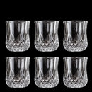 Axyaa Diamond Relief Shot Glass Set - Vintage Whiskey Drinking Tools for Party Bars