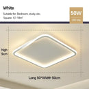 Axyaa Minimalist LED Ceiling Light for Bedroom and Study - Modern Art Design