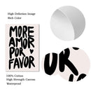 Axyaa Amor Por Favor Love Quotes Wall Art Prints - Modern Maximalist Eclectic Decor