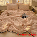 Axyaa Cloud Kapok Knit Cotton Summer Quilt Set
