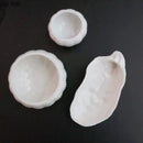 Axya Ceramic Oyster Plate Set - Elegant Restaurant Tableware and Dim Sum Dish