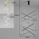 Axyaa Nordic Stair Chandelier Set for Living and Dining Room Lighting