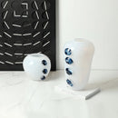 Axyaa Pebble Relief Glass Vase for Flower Arrangement and Home Decoration