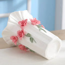 Axyaa Ceramic Flower Vase: 3D Creative Porcelain Decor for Wedding and Home Decor