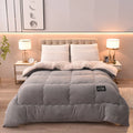 Axyaa Winter Fleece Blanket Quilt - Thick, Warm Berber Fleece Single Student Dormitory Quilt
