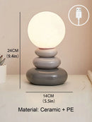 Axyaa LED Mood Lampshade Table Lamp for Bedroom, Desk or Night Light