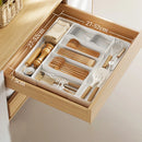 Axyaa Expandable Cutlery Tray Kitchen Drawer Organizer Forks Spoons Knives Holder