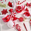 Axyaa Christmas Ball Mix Decoration Set Shatterproof Plastic Painted Xmas Ornament