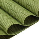 Axyaa Fan-Shaped PVC Placemats: Heat Resistant, Wipe Clean Dining Table Mats for Home Décor