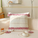 Axyaa Light Luxury Woven Cloth Tassel Throw Pillow - Heavy Craftsmanship