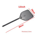 Axya Aluminum Pizza Shovel Peel with Wooden Handle - Round Baking Turner