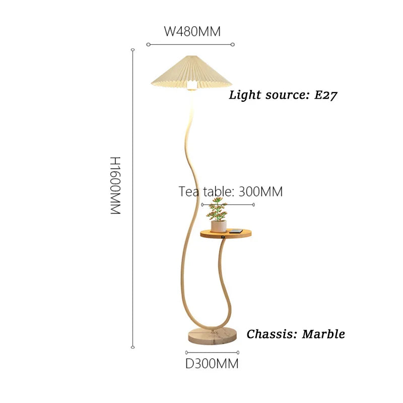 Nordic Storage Floor Lamp Modern Art Living Room Lights Axyaa Brand