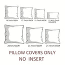 Axyaa Striped Corduroy Throw Pillow Covers - Boho European Style for Home Decor