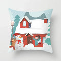 Axyaa Christmas Home Pillowcases Printed Bed Decoration Cushion Covers