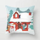 Axyaa Christmas Home Pillowcases Printed Bed Decoration Cushion Covers