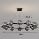 Axyaa Circular Magic Bean Pendant Light for Elegant Home Decor