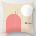 Axyaa Geometric Ginkgo Leaf Print Pillow Cover for Stylish Home & Office Decor