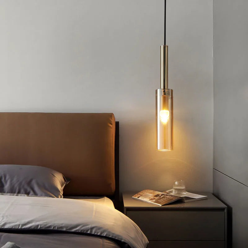 Axyaa Nordic Copper Crystal Pendant Lights - Modern Luxury Indoor Lighting
