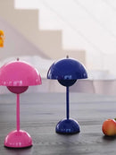 Axyaa Modern Mushroom LED Table Lamps for Bedroom, Bar, and Office
