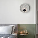 Axyaa LED Resin Wall Lamps - Nordic Modern Creative Round Wall Light for Bedroom