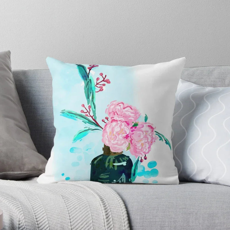 Axyaa Bohemian Country Print Decorative Pillowcase for Home Decor