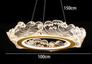 Axyaa Modern LED Pendant Light for Staircase Chandeliers in Living Room