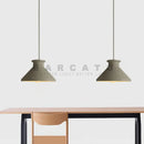 Axyaa Vintage Cement Chandeliers: Stylish LED Pendant Lights for Dining Room & Restaurant