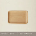 Axyaa Wooden Butterfly Plate - Rectangular Japanese Dining Tray