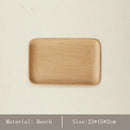 Axyaa Wooden Butterfly Plate - Rectangular Japanese Dining Tray