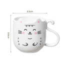 Axyaa Creative Cat Mouthwash Cup for Children - Drop Resistant Plastic Water Cup
