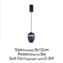 Axyaa Circular LED Pendant Lights for Bedside, Restaurant, Bar Counters - Decorative Ceiling Lamps