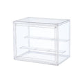 Axyaa Clear Acrylic Display Case Cube Miniatures Dustproof Organizer