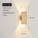 Axyaa Outdoor Waterproof Stone & Glass Wall Lamp LED Exterior Lighting
