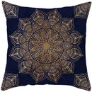 Axyaa Mandala Print Square Pillowcase - Home Decor Cushion Cover