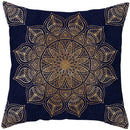 Axyaa Mandala Print Square Pillowcase for Home Decor and Sofa Cushions