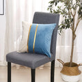 Axyaa Velvet Gold Splice Cushion Cover 45x45cm - Nordic Light Luxury Home Decor Patchwork Pillowcase