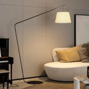 Axyaa Nordic Black Fishing Floor Lamp Modern LED Standing Light