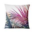 Axyaa Tropical Palm Leaf Print Cushion Cover for Living Room, Bedroom, and Car