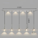 Axyaa Dining Room Pendant Lights: Modern Indoor Lighting Chandeliers for Living Room